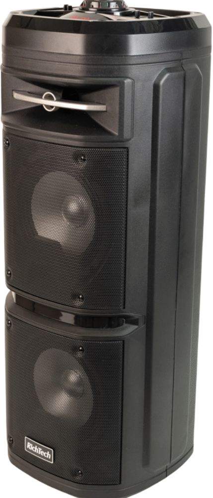 בידורית קריוקי ניידת 6X2 אינטש RichTech RT83