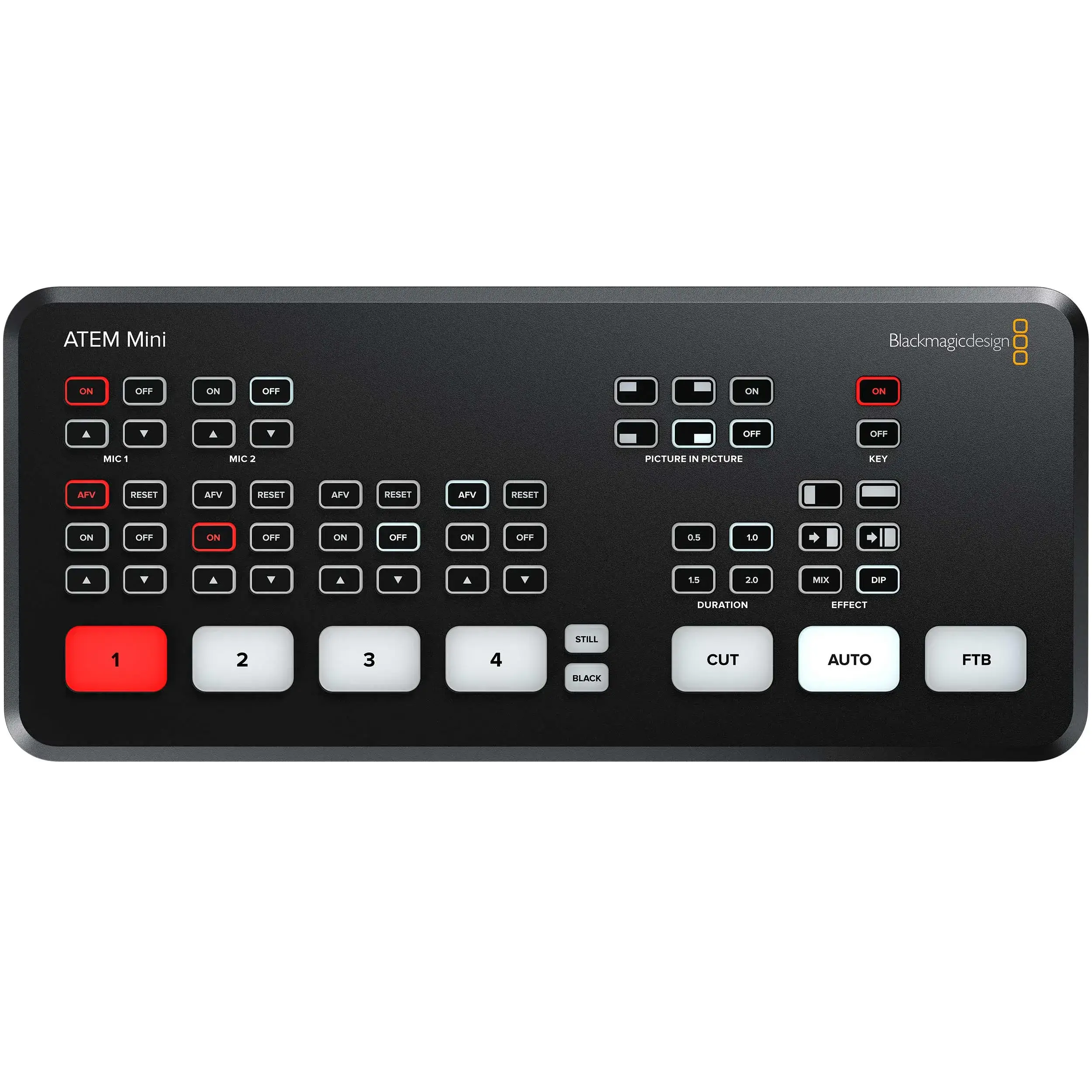 קונסולת שידור סטרימינג לעד 4 מצלמות Blackmagic Atem Mini