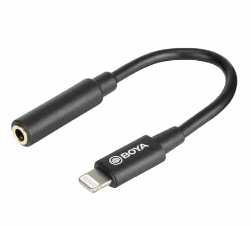 מתאם למיקרופון אלחוטי Boya BY-K3 לטלפון ios אפל אייפון