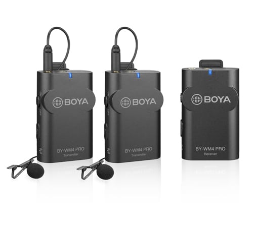מיקרופון אלחוטי Boya BY-WM4 PRO-K2