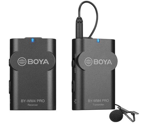 מיקרופון דש אלחוטי Boya BY-WM4 Pro