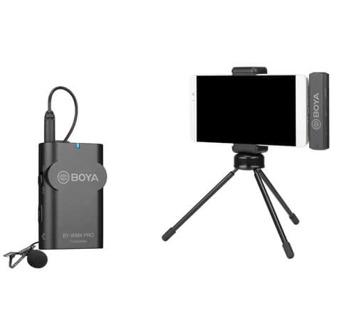 מיקרופון דש אלחוטי לצילומי וידאו Boya BY-WM4 PRO-K5