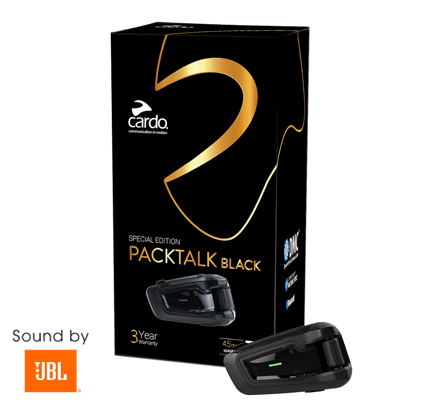 דיבורית BLUETOOTH לקסדה PACKTALK BLACK CARDO