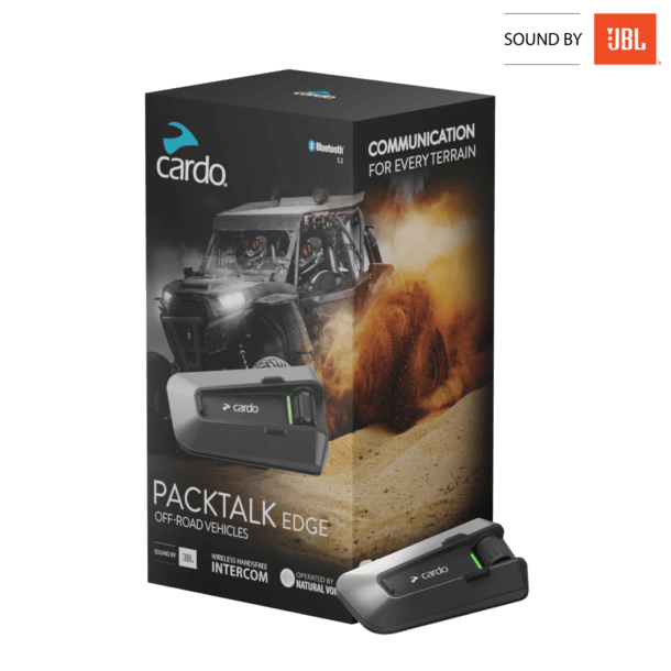דיבורית לקסדה בלוטוס מדגם  Cardo Packtalk Off-Road