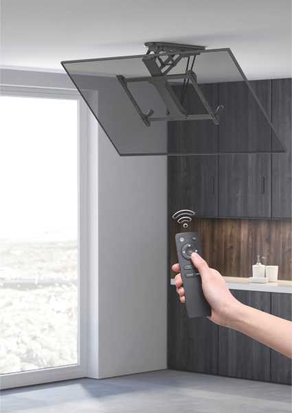 זרוע חשמלית לתקרה למסכים עד 75 אינטש EAZO ECL75PRO
