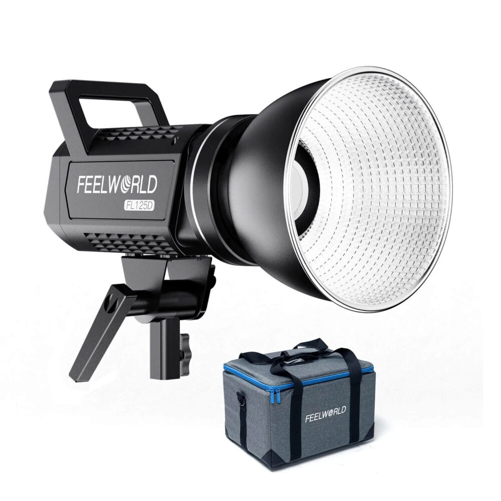 תאורת סטודיו לד פנס FEELWORLD FL125D 125W 5600K