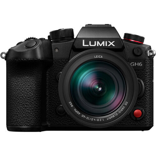 מצלמת PANASONIC GH6 עם עדשת לייקה 12-60 מ"מ f2.8-4
