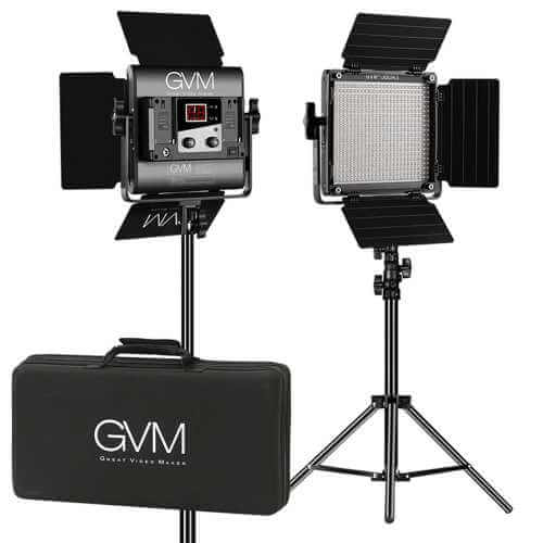 סט פנסי סטודיו GVM 560AS Bi-Color