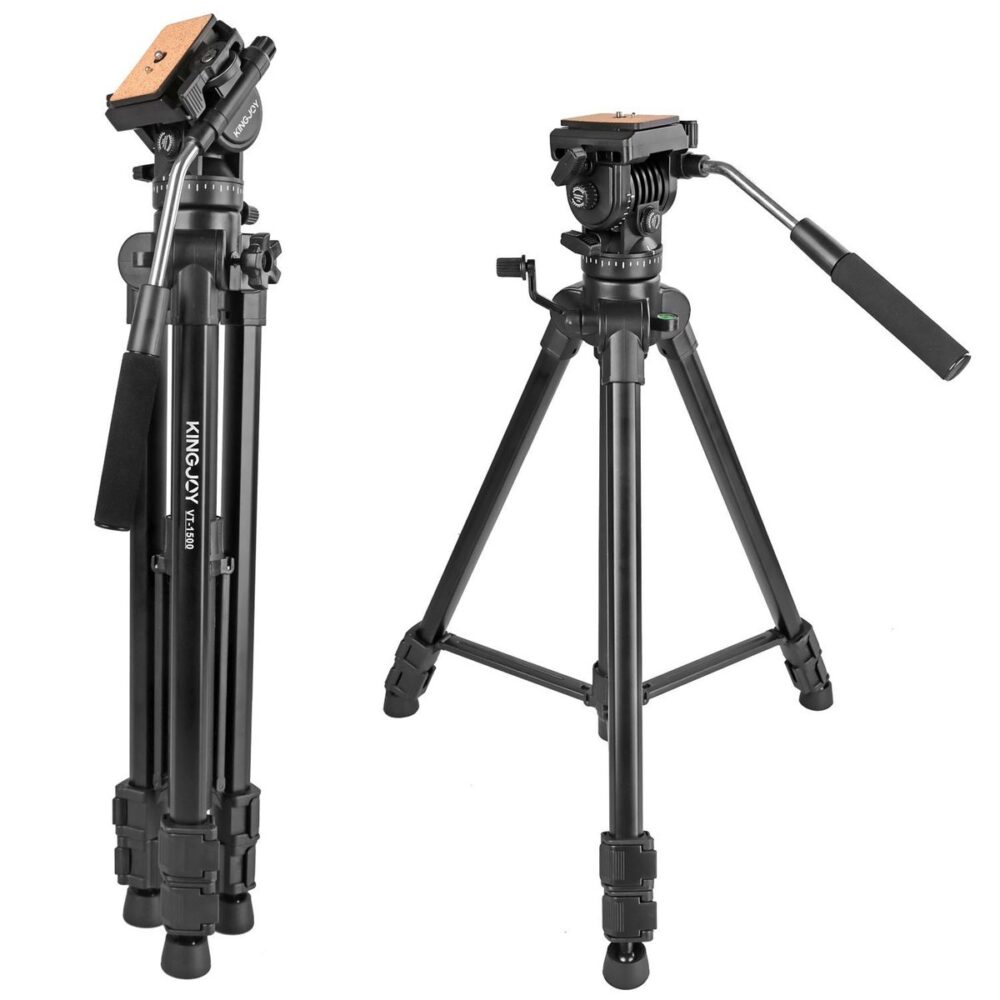 TRIPOD KONGJPY VT1500 1.66 M - חצובה למצלמה