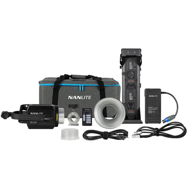 תאורת לד רציפה Nanlite Forza 300B II Bi-Color LED Spotlight