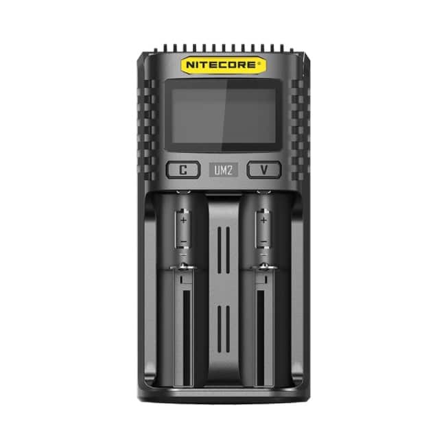 מטען USB לשתי סוללות  IMR / Li-ion - Nitecore UM2