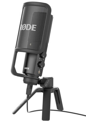 מיקרופון קונדנסר אולפני עם חיבור Rode NT-USB