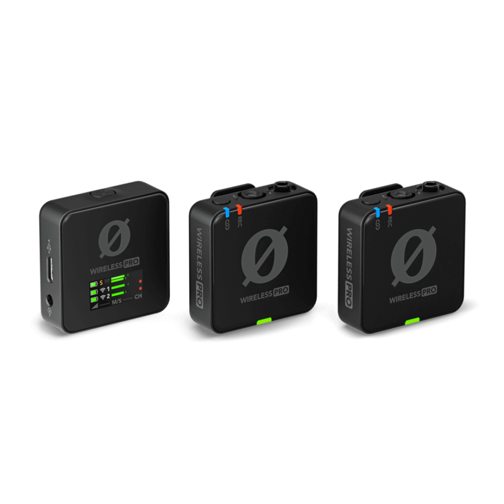 סט מיקרופונים אלחוטיים מקצועית RODE Wireless PRO