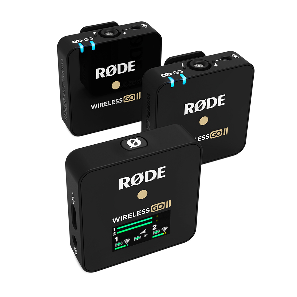 מערכת מיקרופון דש אלחוטית  RODE Wireless GO II