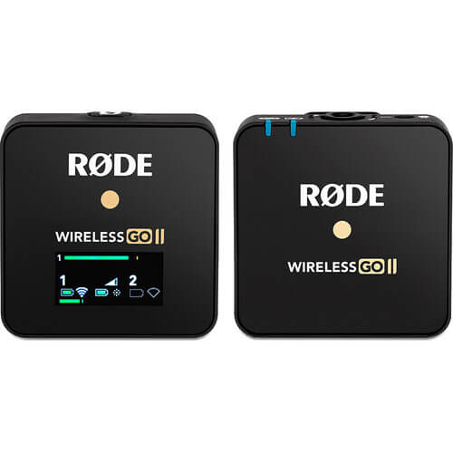 מיקרופון דש אלחוטית  RODE Wireless GO II