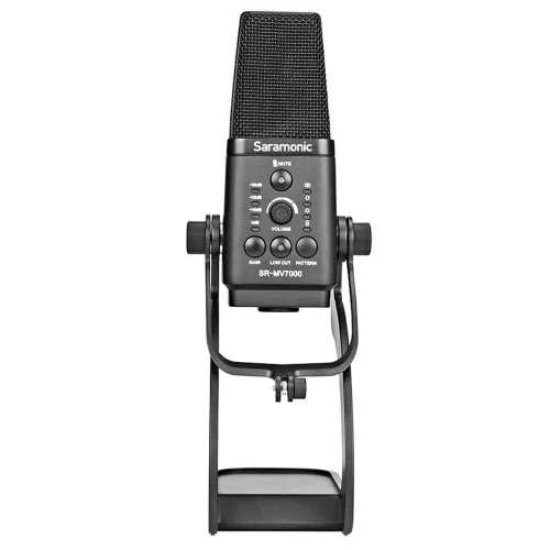 מיקרופון קונדנסר שולחני עם חיבורי Saramonic SR-MV7000 - USB, XLR