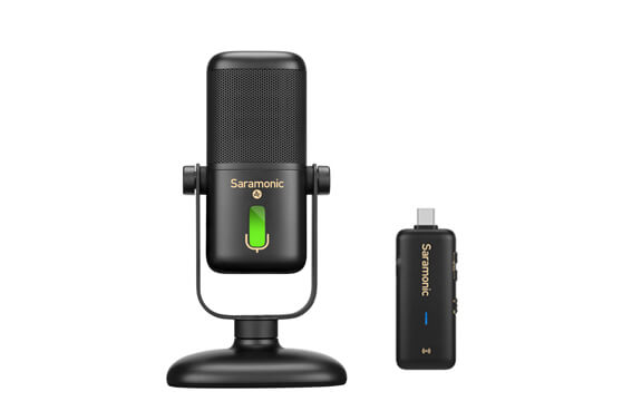 מיקרופון שולחני אלחוטי  Saramonic sr-mv2000W