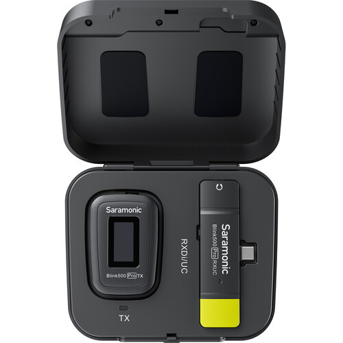 מיקרופון אלחוטי C-Type אנדרואיד Saramonic blink500 B5 pro
