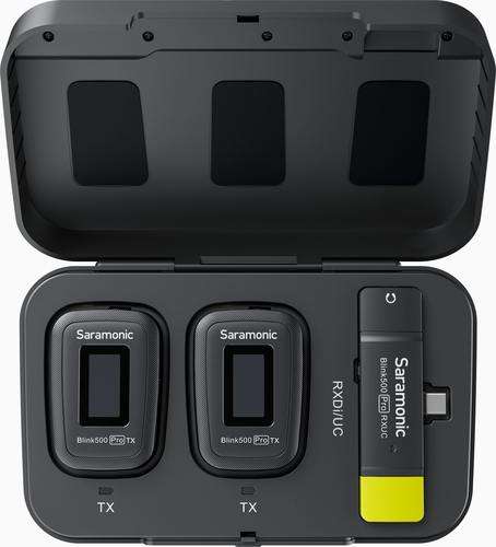 2 משדרים ומקלט אלחוטיים Saramonic Blink500 PRO B4