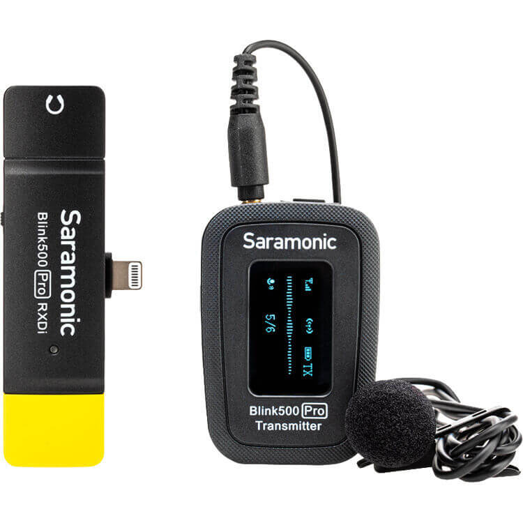 מיקרופון אלחוטי למכשירי iOS אייפון / אייפוד Saramonic Blink 500 pro B3