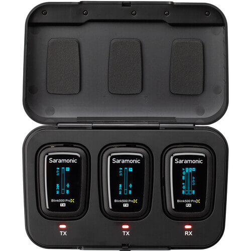 מיקרופון אלחוטי משדר ומקלט Saramonic Blink500 B2 X PRO