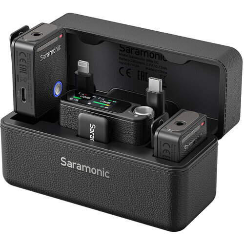 Saramonic Ultra מערכת מיקרופונים דש אלחוטיים