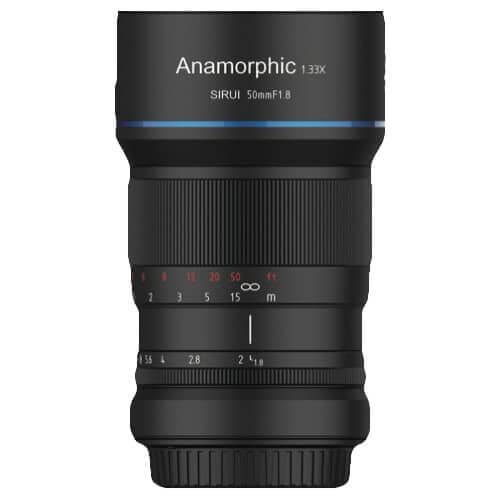 עדשה SIRUI 50mm F1.8 1.33x APS-C Anamorphic