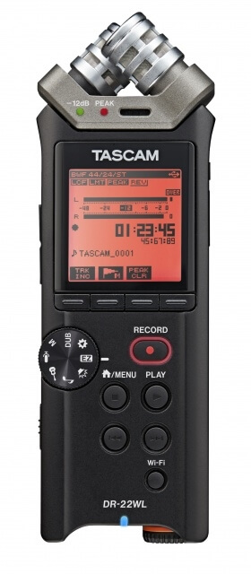 מכשיר הקלטה נייד Tascam DR-22WL
