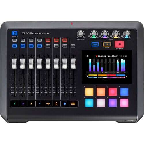 מקליט סאונד, מיקסר וכרטיס קול Tascam Mixcast 4