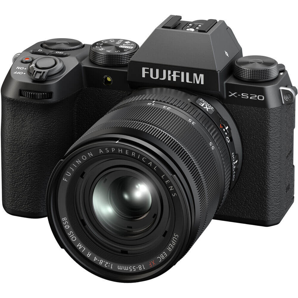מצלמה  Fujifilm X-S20 Mirrorless+עדשה 18-55