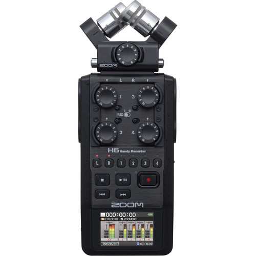 מכשיר הקלטה נייד מקצועי Zoom H6