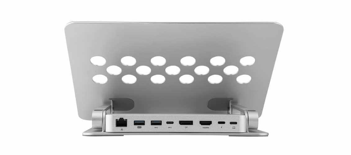 מעמד מתכוונן למחשב נייד הכולל תחנת עגינה KRAMER K-DOCK6 – תמונה 4