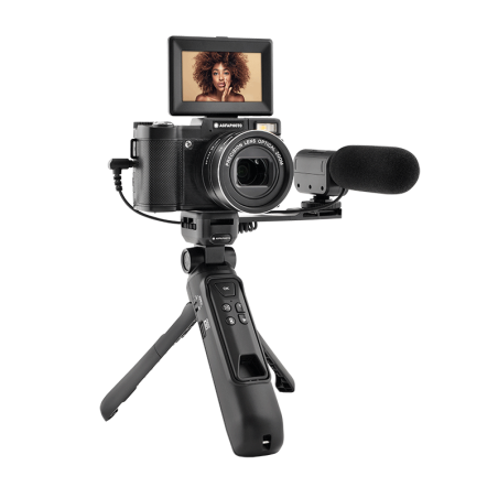 מצלמת וידאו קומפקטית לבלוגים AgfaPhoto Realishot VLG4K